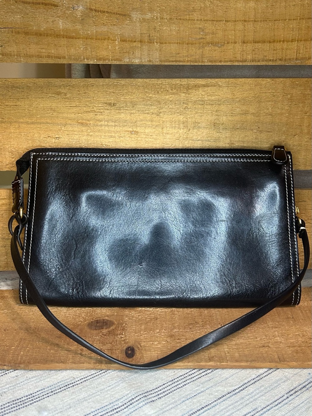 VINTAGE TUSK MINI SHOULDER BAG CLUTCH WRISTLET